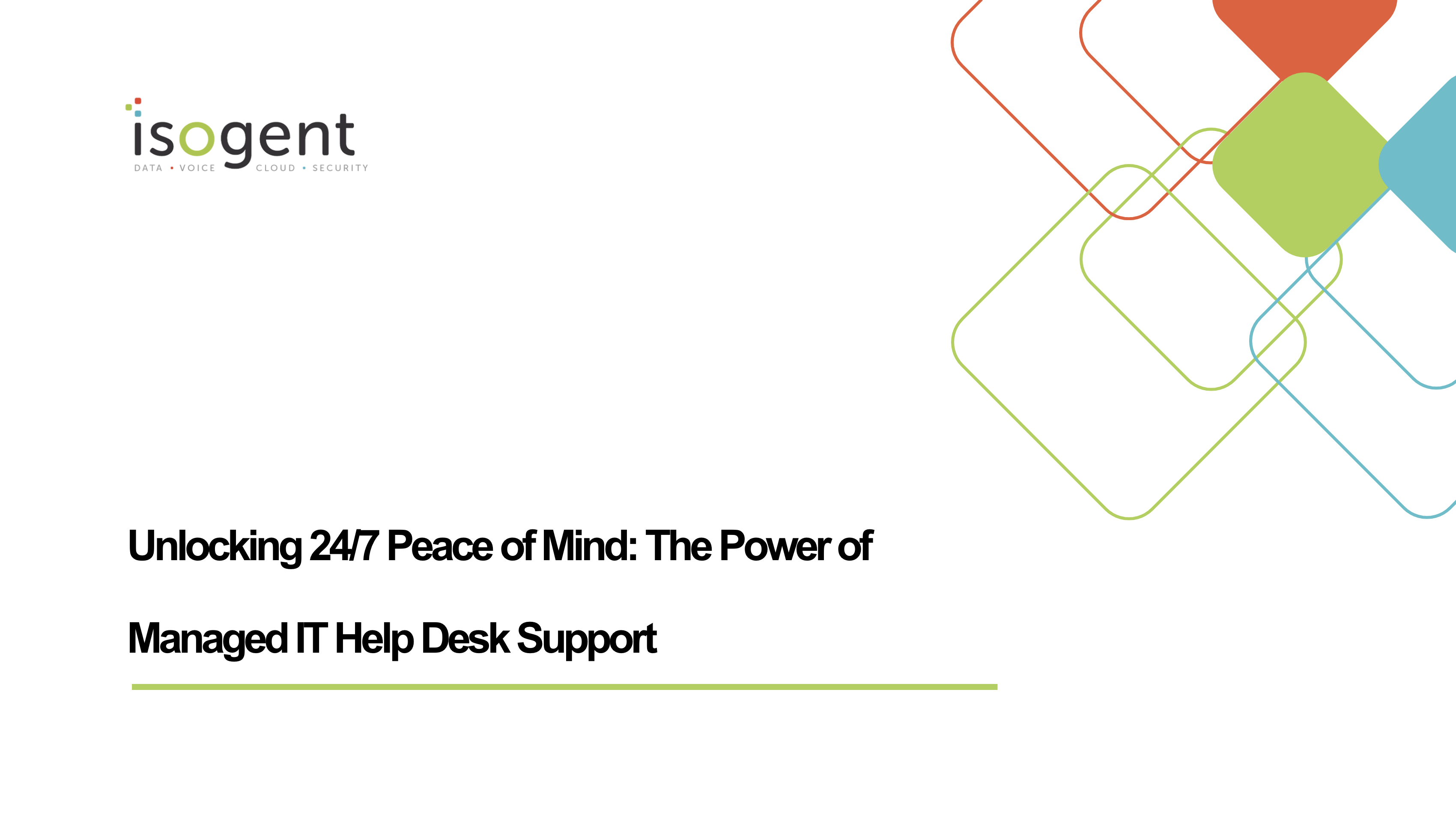 Unlocking 24/7 Peace of Mind: The Power of Managed IT Help Desk Support